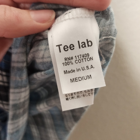 Frank & Eileen Tee Lab Limited Edition Plaid Asymmetrical Maxi Skirt M - Picture 5 of 7